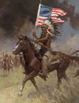 "Lakota Warriors" Z. S. Liang Little Big Horn Giclee Print